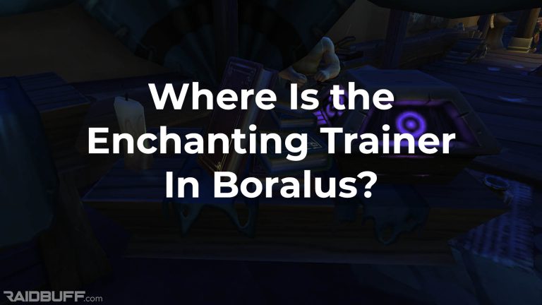 Where Is the Enchanting Trainer In Boralus?