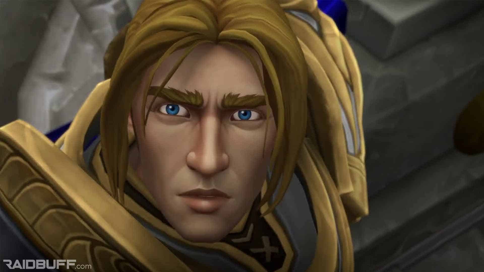 shadowlands dark abduction cinematic - anduin's face